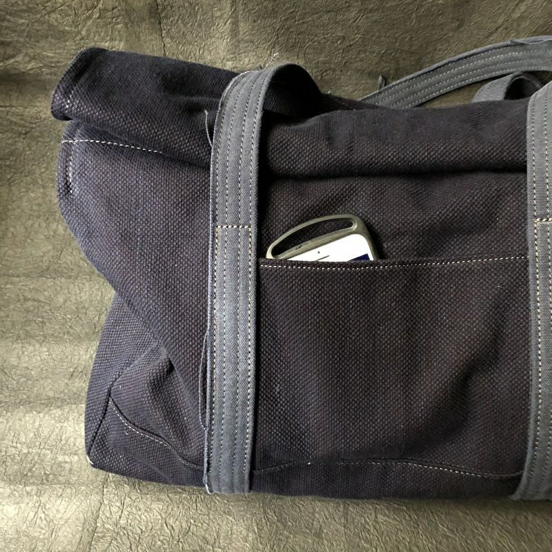 C500116 刺子蓋巻きトートバッグ | ichi