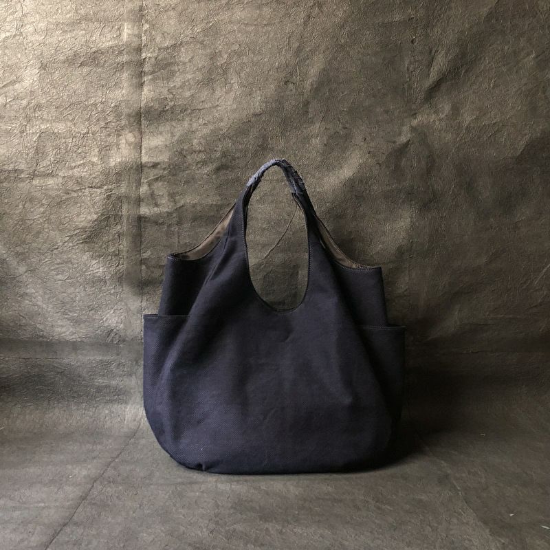 C500116 刺子蓋巻きトートバッグ | ichi